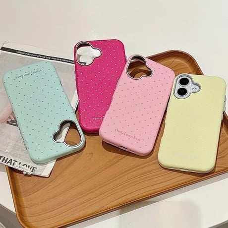 S74822 ドットパステルiPhoneケース