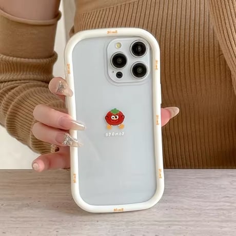 L62100 にっこりフルーツフレーム iPhoneケース