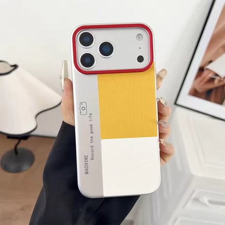 S75246 バイカラーリブデザイン iPhoneケース