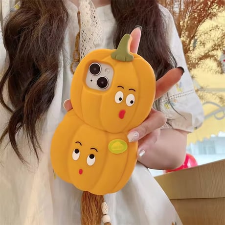 S74942 パンプキンフェイス iPhoneケース