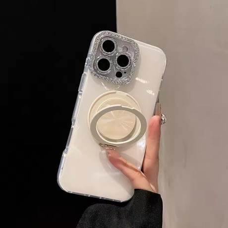 K22952 ツヤめきグラデーションリング iPhoneケース
