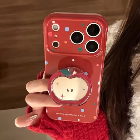 K23166 アップルグリップ付きiPhoneケース