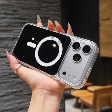 S75155 カラーパネル MagSafe対応クリア iPhoneケース