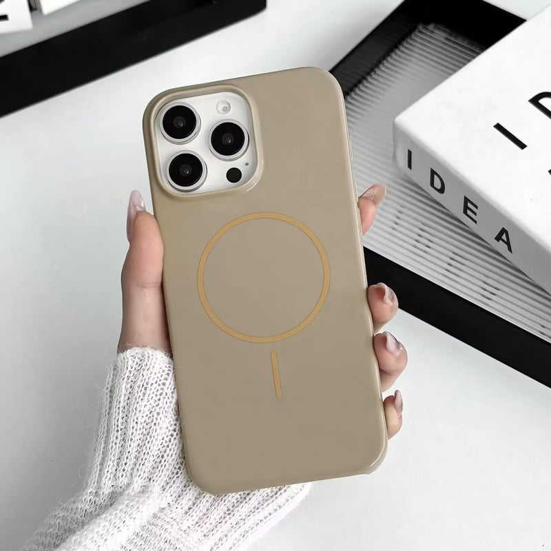 S74563 シンプルカラーのMagSafe対応iPhoneケース | nanomita