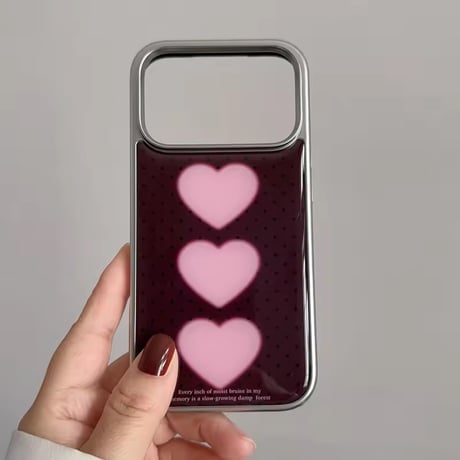 S75476 ハートラインiPhoneケース
