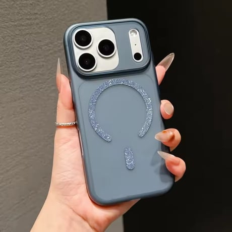 【即納商品】S75416 ラメリング MagSafe対応iPhoneケース