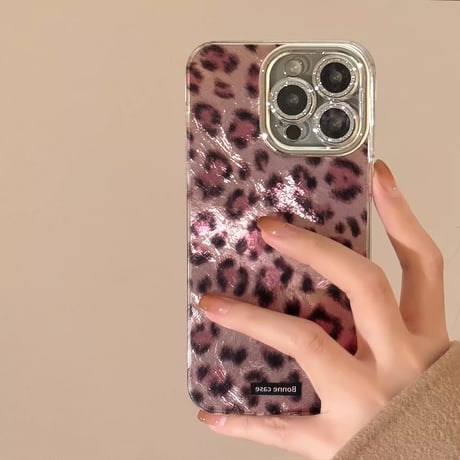 S74346 レオパードグロッシー iPhoneケース