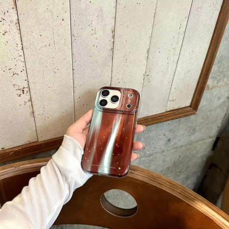 S75185 オーロラグラデーション スパークルiPhoneケース