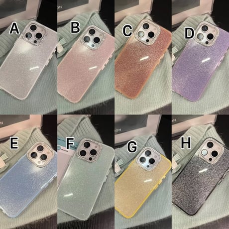 【即納商品】S74641 キラキラカメラフレームカラフルグリッターiPhoneケース