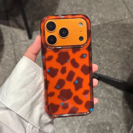 S75258 カラーレオパード iPhoneケース