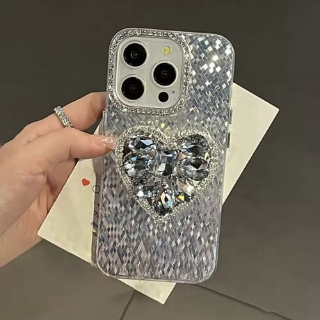 K22605 BIGジュエルハート iPhoneケース