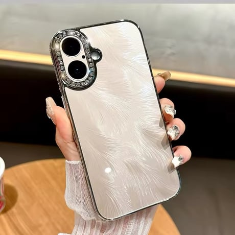 S74571 艶めきフェザーのiPhoneケース