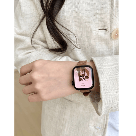 N00046 細身クロスステッチ風 Apple Watchベルト