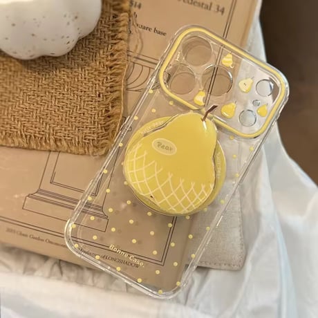 K23145 ペアフルーツ MagSafeグリップ付きiPhoneケース