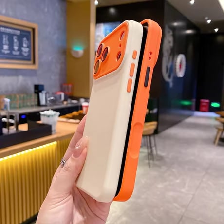 S75494 バイカラーパステルシリコンiPhoneケース