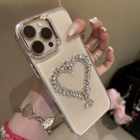 L62266 ジュエリーハート iPhoneケース