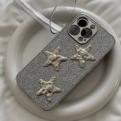 S74397 スターフィッシュグリッター iPhoneケース