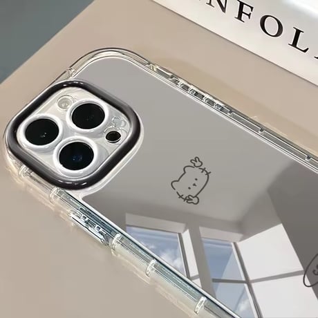 K23112 ゆるアニマルミラーiPhoneケース