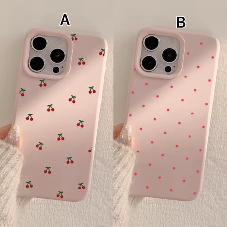 S75162 チェリードット iPhoneケース