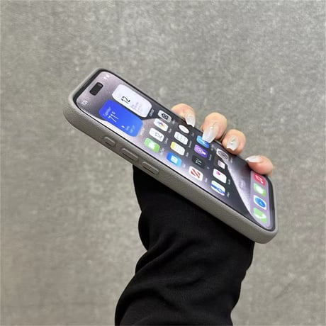 S74064 ゆるリボンのくすみカラーiphoneケース