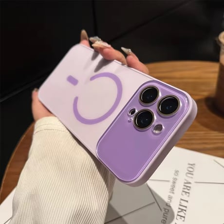 S74987 ツートンカラーマグセーフ iPhoneケース