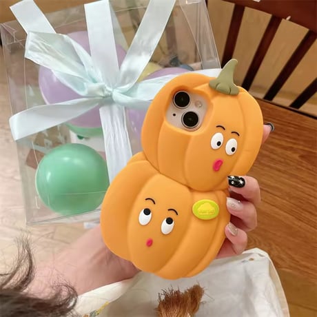 S74942 パンプキンフェイス iPhoneケース