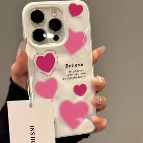 S75077 Believe ハートポップ iPhoneケース