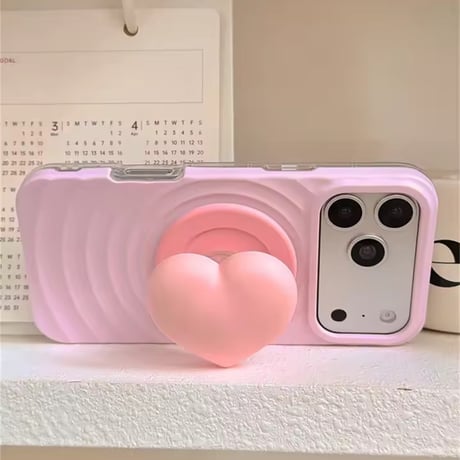 K23061 ハートグリップ付き MagSafe対応iPhoneケース