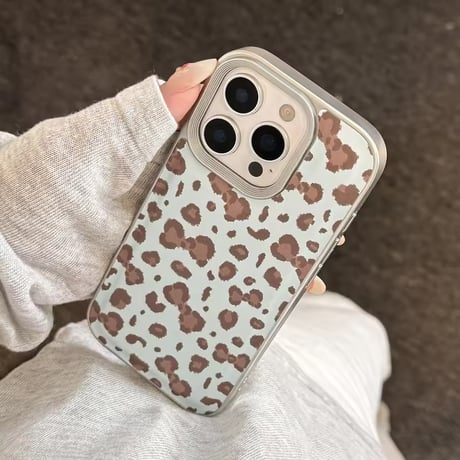 S75107 ミルキーレオパード iPhoneケース