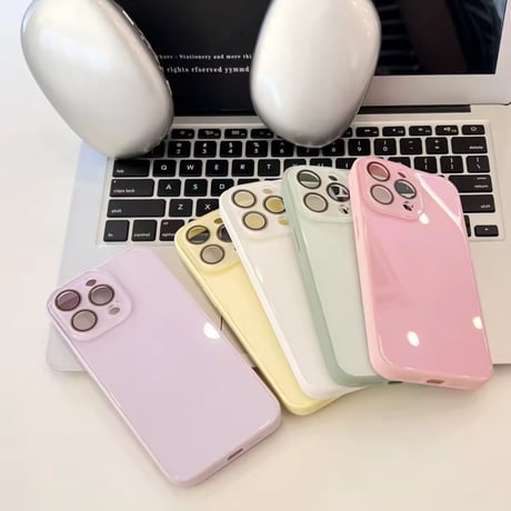 S74830 パステルカラー ツヤめきiPhoneケース