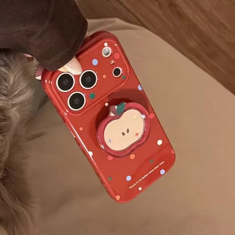K23166 アップルグリップ付きiPhoneケース