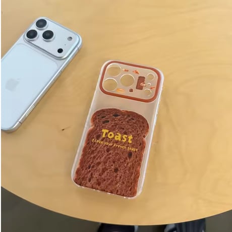 S75682 こんがりトースト iPhoneケース