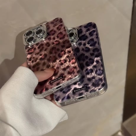 S74346 レオパードグロッシー iPhoneケース