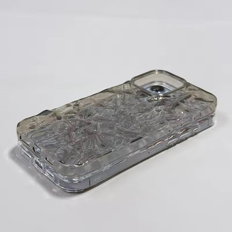 【即納商品】L62280 ニュアンスウェーブクリアiPhoneケース