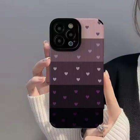 S74514 グラデハートiPhoneケース