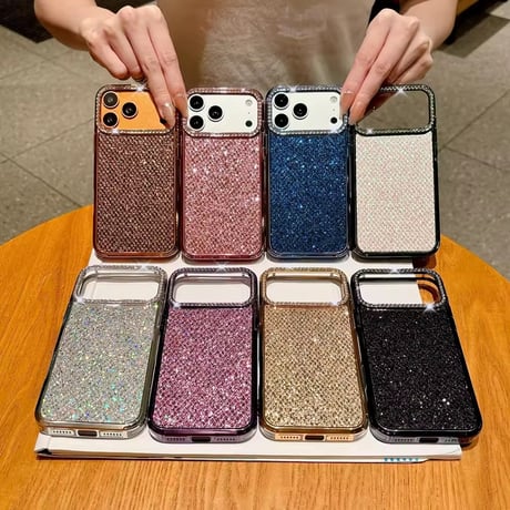 S75542 ラグジュアリーグリッターiPhoneケース