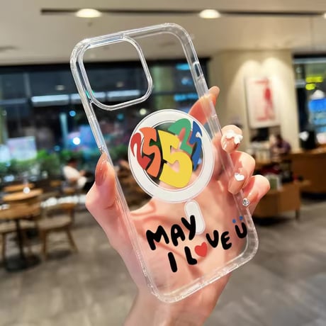 L62449 ポップデザインクリアiPhoneケース