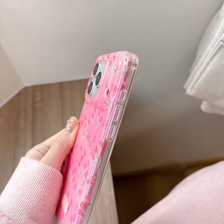 S75318 チューリップガーデン iPhoneケース