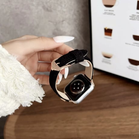 N00156 ファブリックテクスチャー Apple Watchバンド