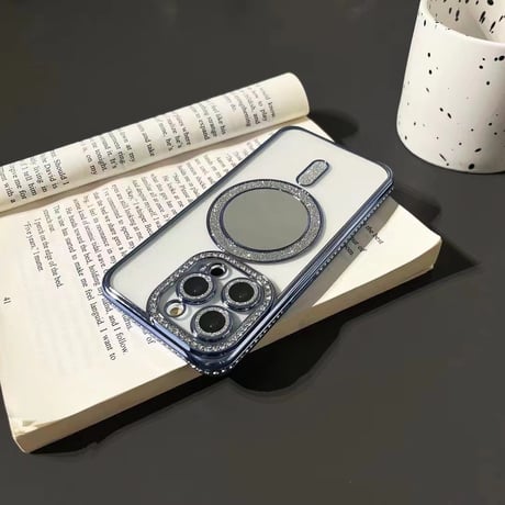L62035 ジュエルフレーム MagSafe iPhoneケース
