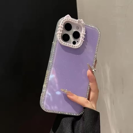 S75158 キラめきジュエルフレーム iPhoneケース
