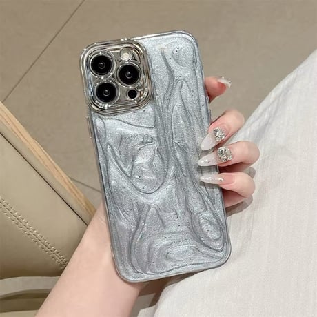 S74334 マーブルシャイン iPhoneケース