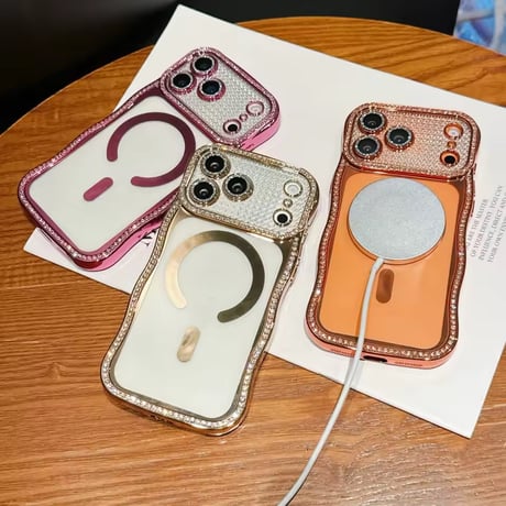 L62422 ジュエルフレーム MagSafe対応iPhoneケース