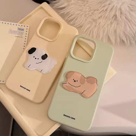 S74606 つるつやわんこのスマホケース
