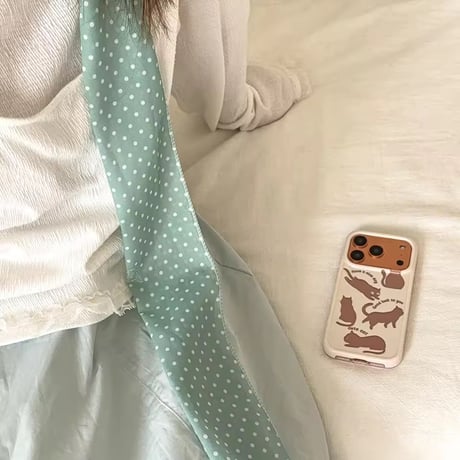 S75187 ゆるねこシルエット iPhoneケース