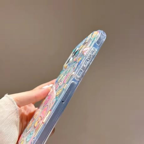 L62388 ゆめかわアニマル パステルクリアiPhoneケース