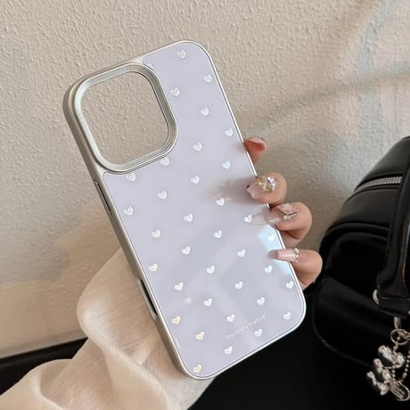 S74674 ぷちハートのシンプルiPhoneケース