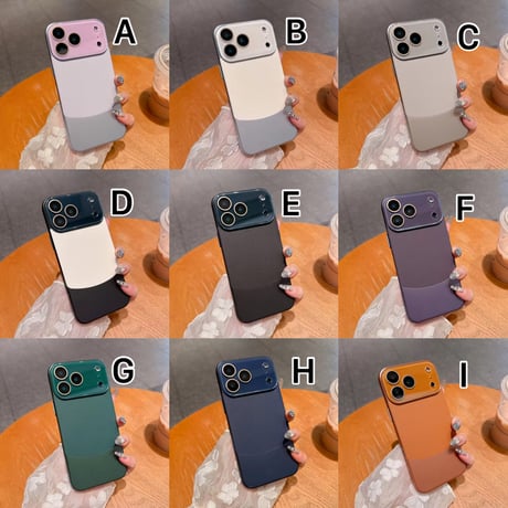 S75040 ツートーンカラーデザイン iPhoneケース
