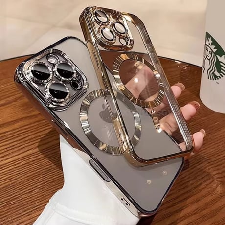 L62226 MagSafe対応リングフレームデザインのiPhoneケース