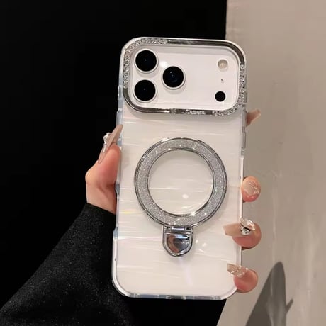 【即納商品】K22951 スパークルリンググリッター iPhoneケース（MagSafe対応）